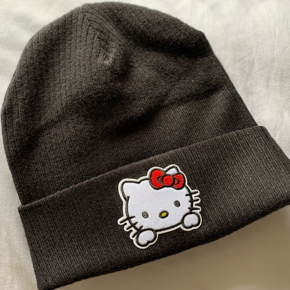 Black Hello Kitty Beanie 